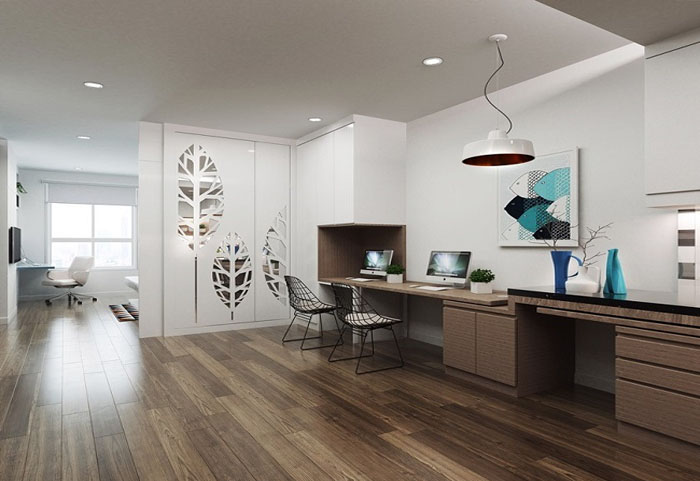 thiết kế office- tel căn hộ richmond city