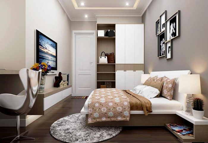 thiết kế phòng ngủ căn hộ richmond city
