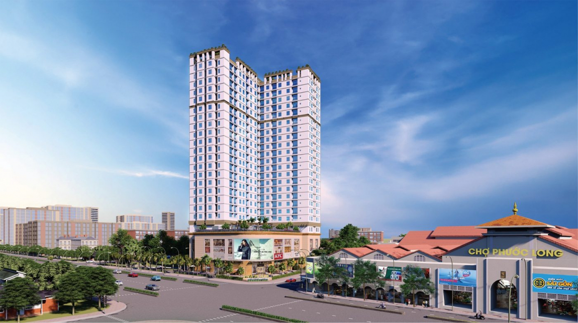 Phối cảnh tổng thể dự án căn hộ Viva Plaza quận 7