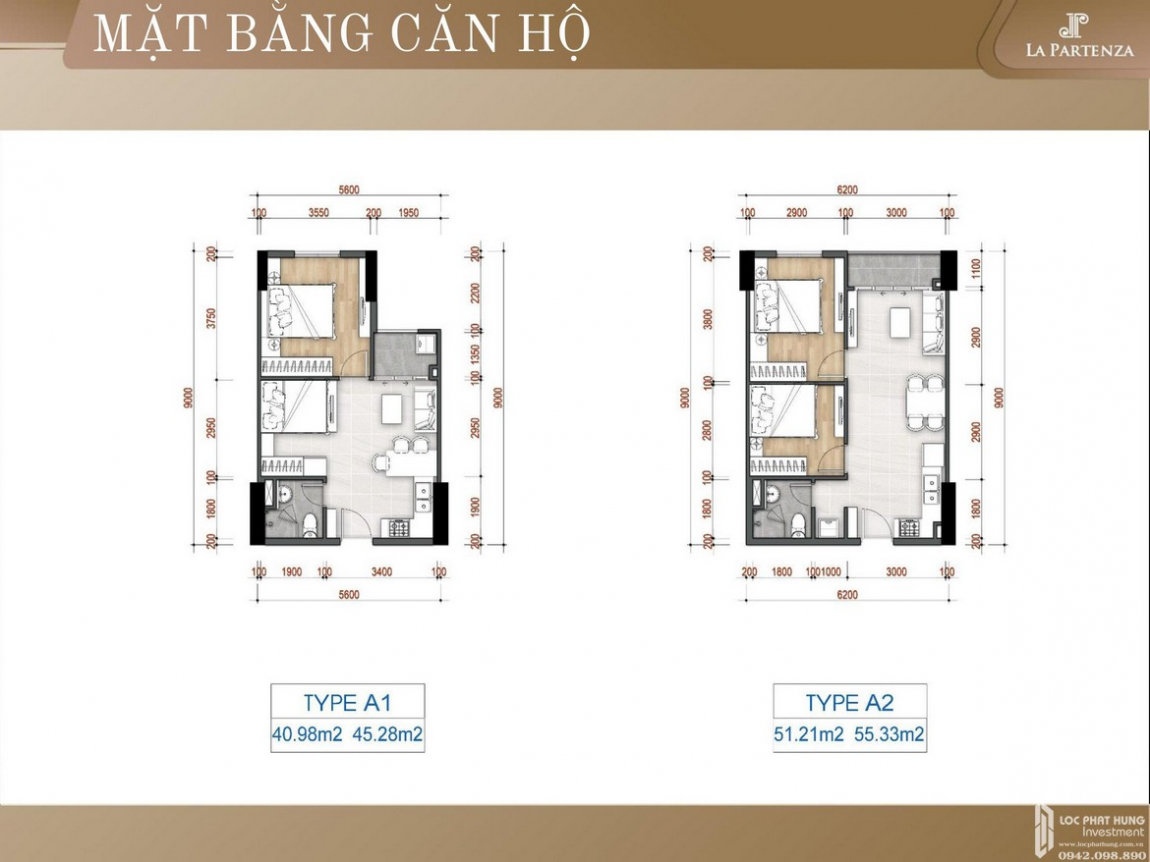 thiết kế căn hộ la partenza nhà bè