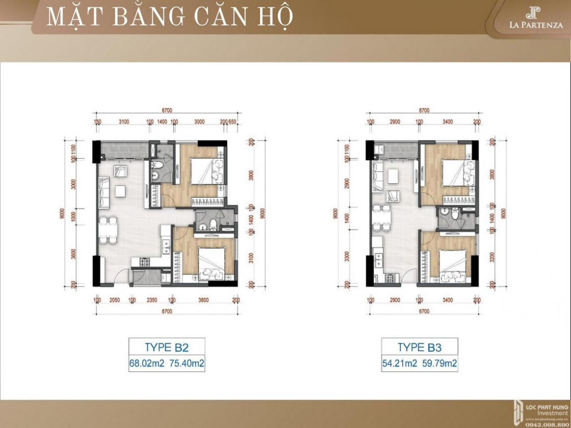 thiết kế căn hộ la partenza nhà bè 3