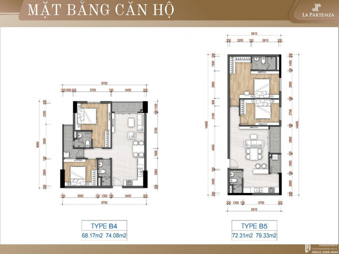 thiết kế căn hộ la partenza nhà bè 4