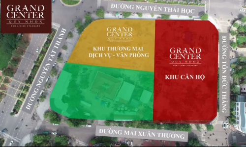 Tiện ích tiện lợi xung quanh vị trí căn hộ Căn hộ Grand Center Quy Nhơn